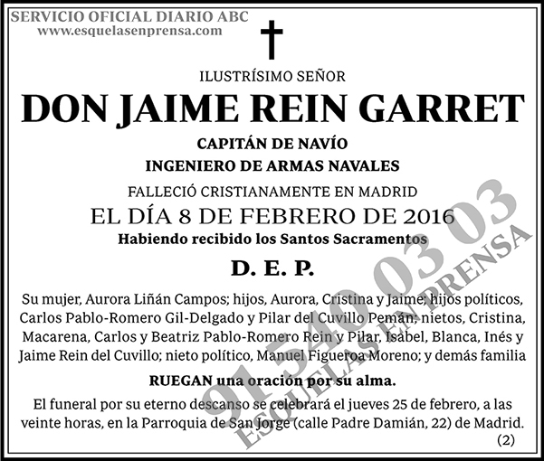 Jaime Rein Garret